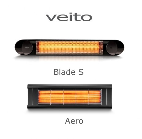 Veito Blade Aero riscaldatori a raggi infrarossi elettrici