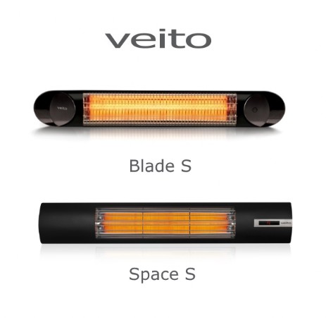 Veito Blade Space Veito Blade Space riscaldatori a raggi infrarossi elettrici