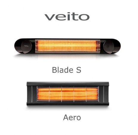 Veito Blade Aero Veito Blade Aero riscaldatori a raggi infrarossi elettrici